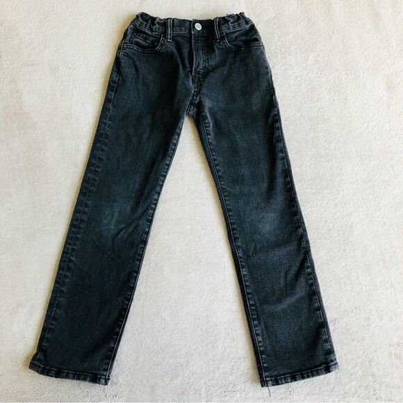 Gap Kids Regular Stretch Straight Black Jeans - Picture 1 of 6